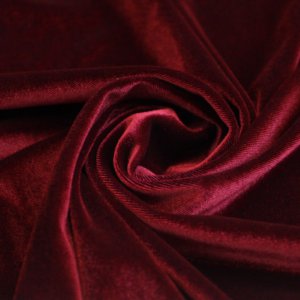Ткань костюмная
 Бархат стрейч цвет бордовый